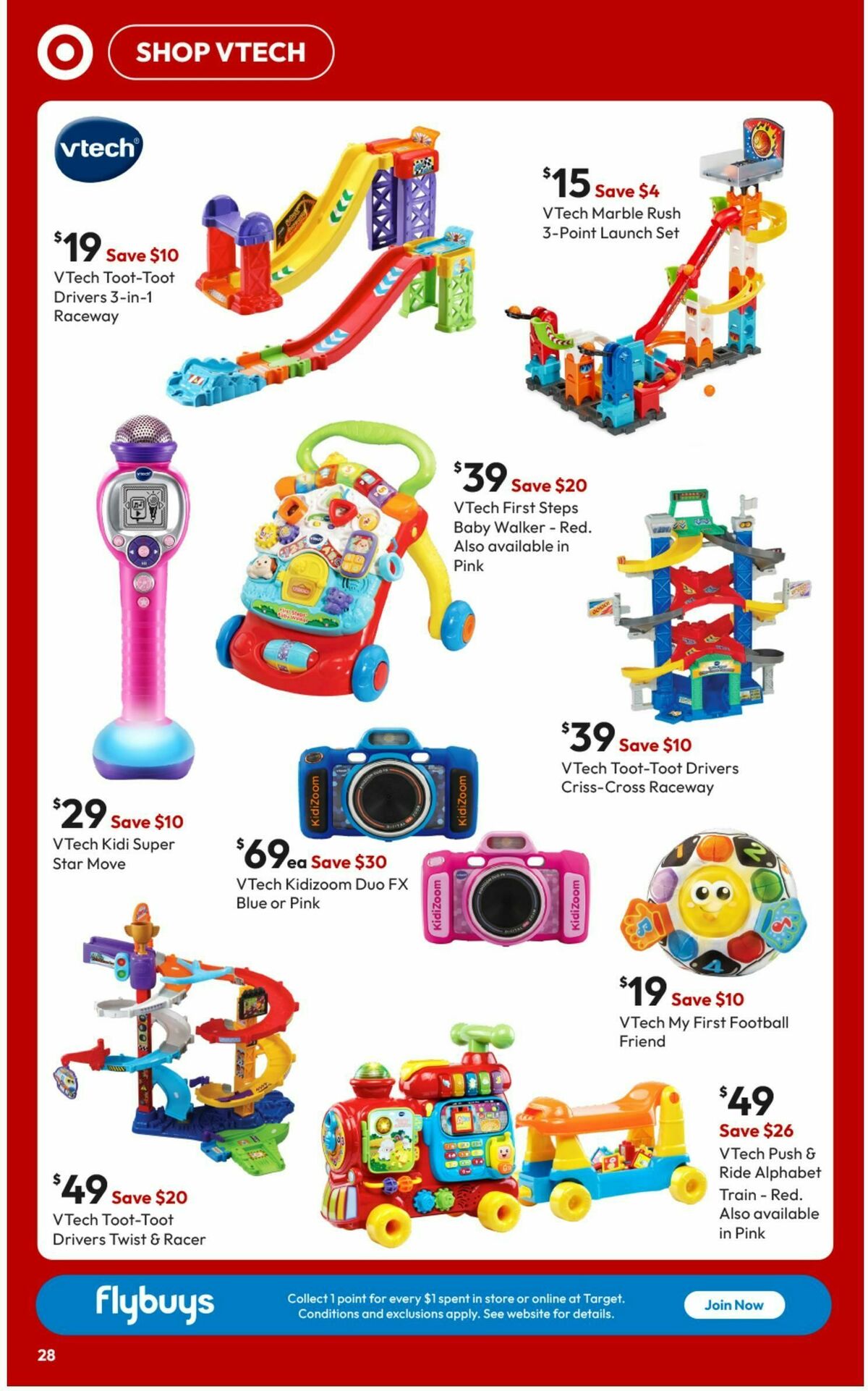 Target Catalogues from 3 April