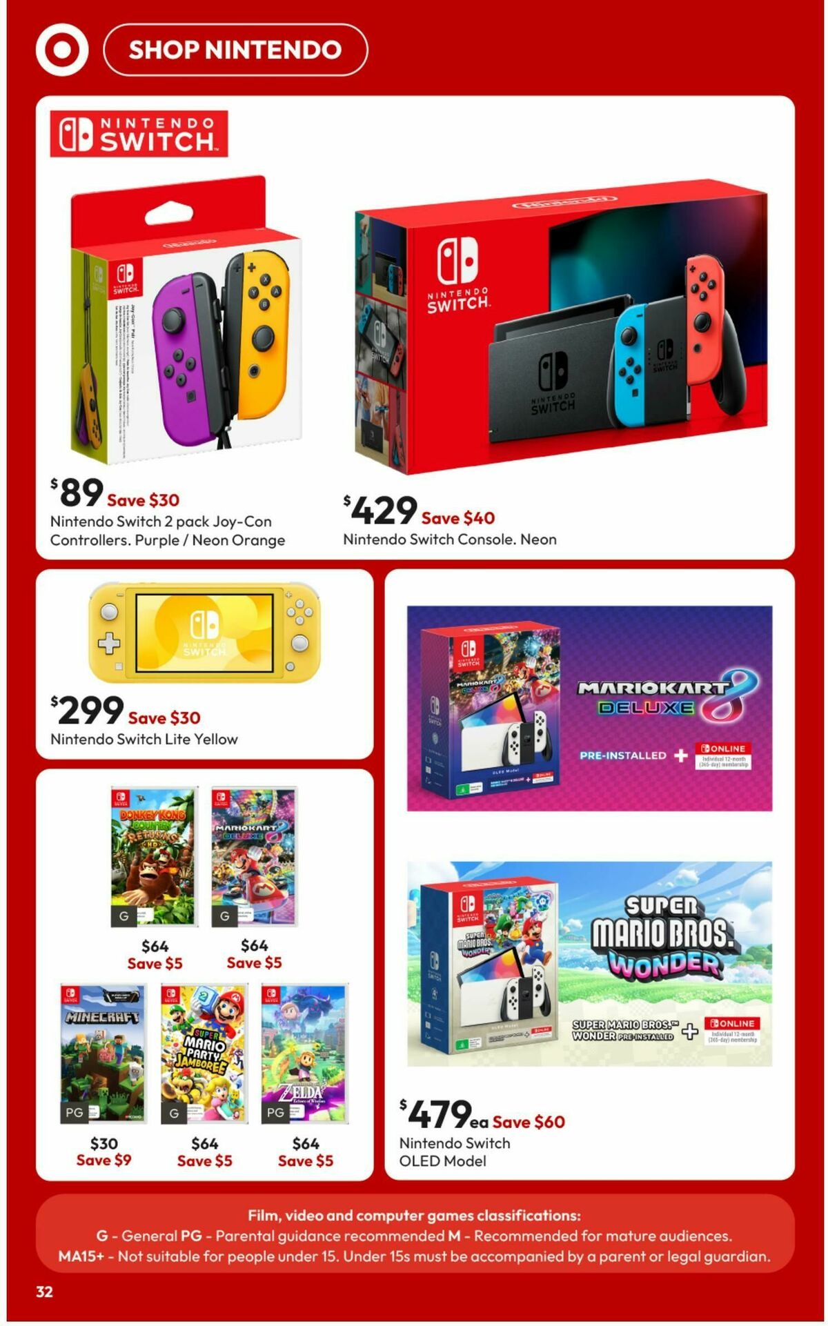 Target Catalogues from 3 April