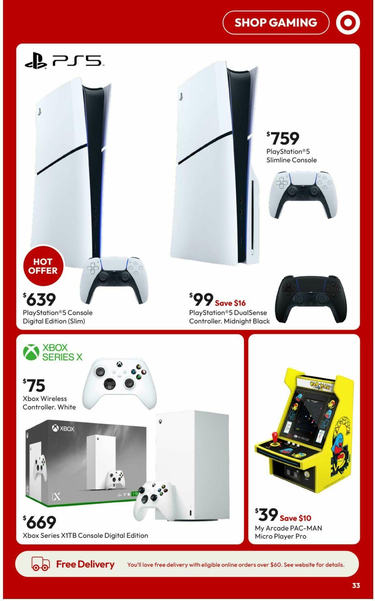 Target Catalogues from 3 April