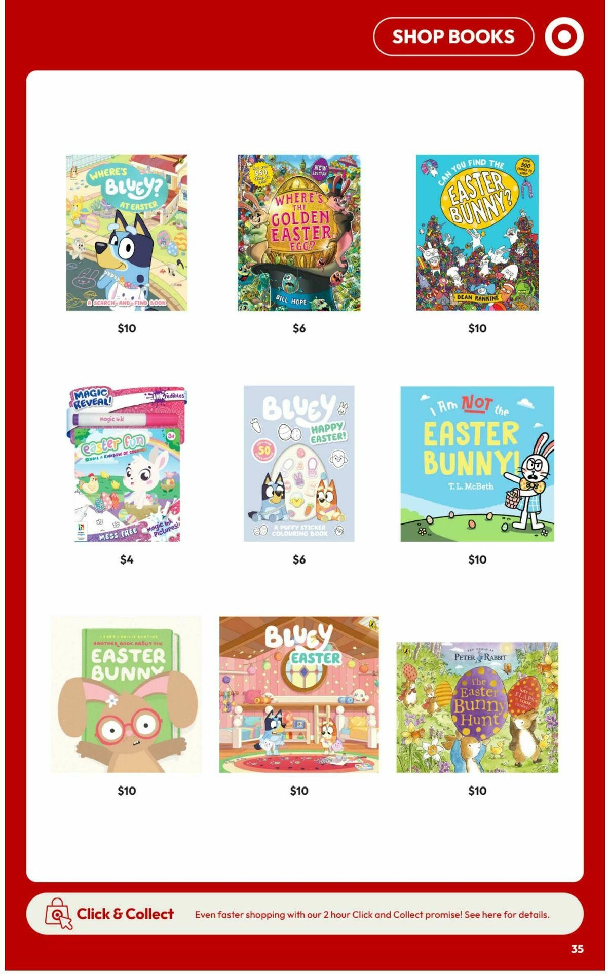 Target Catalogues from 3 April