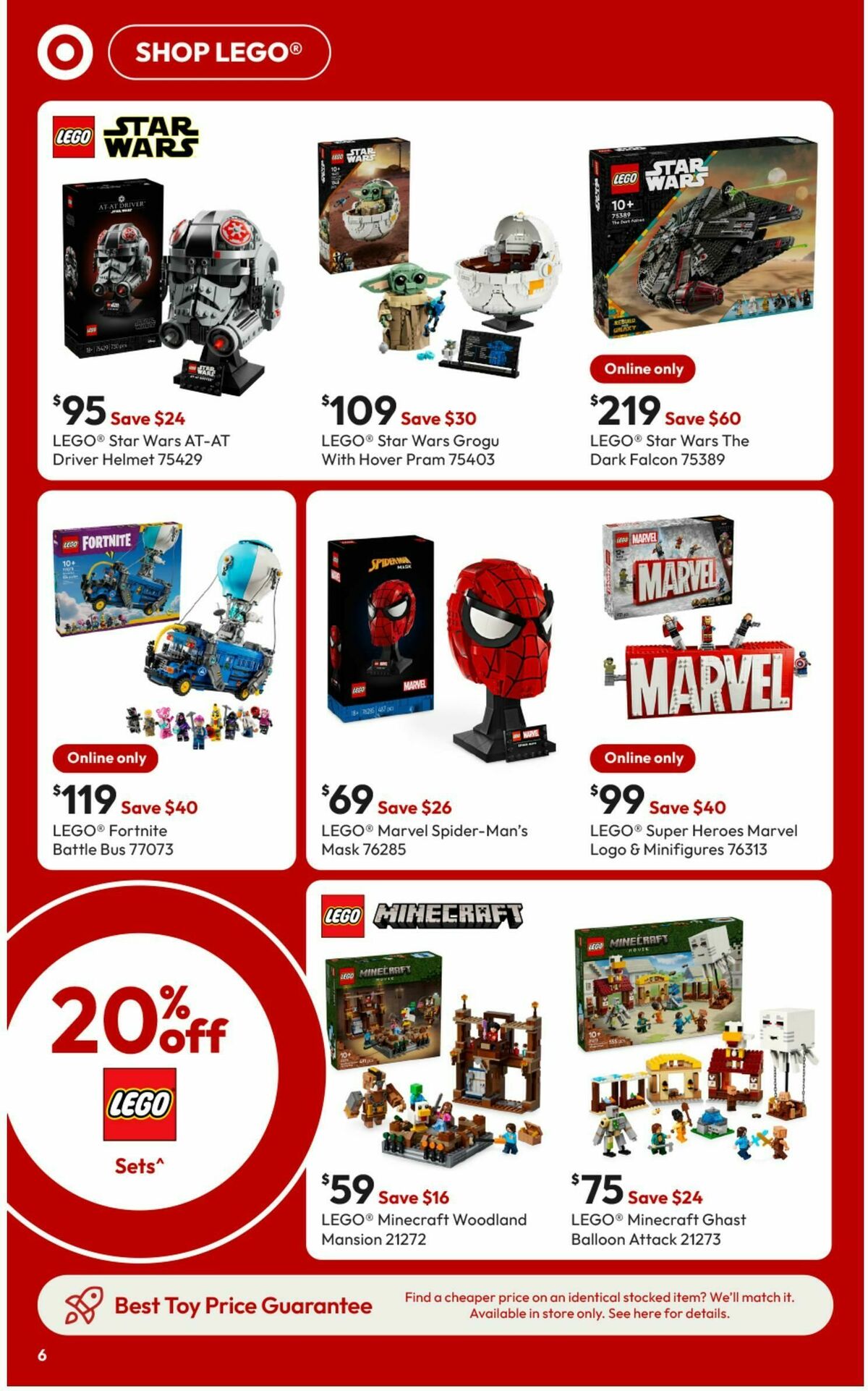 Target Catalogues from 3 April