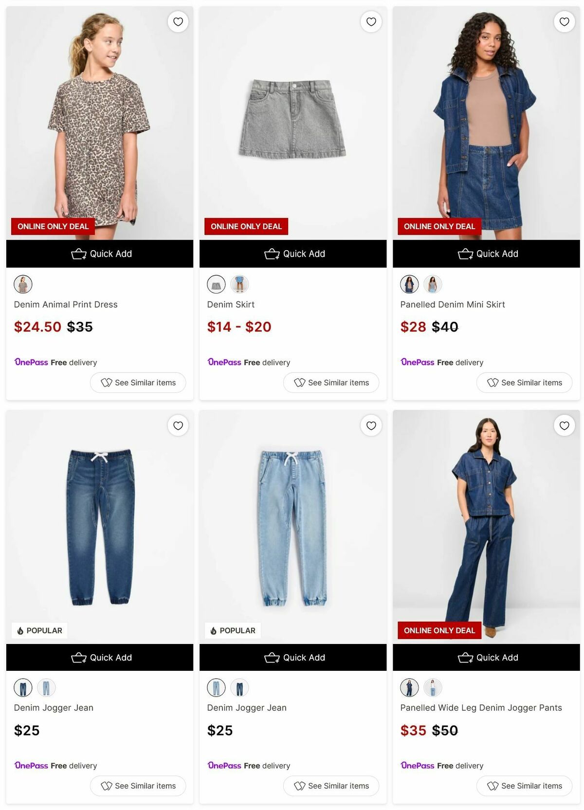 Target Catalogues from 28 April