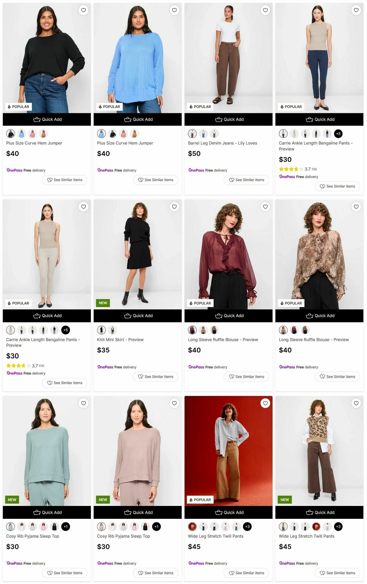 Target Catalogues from 17 May