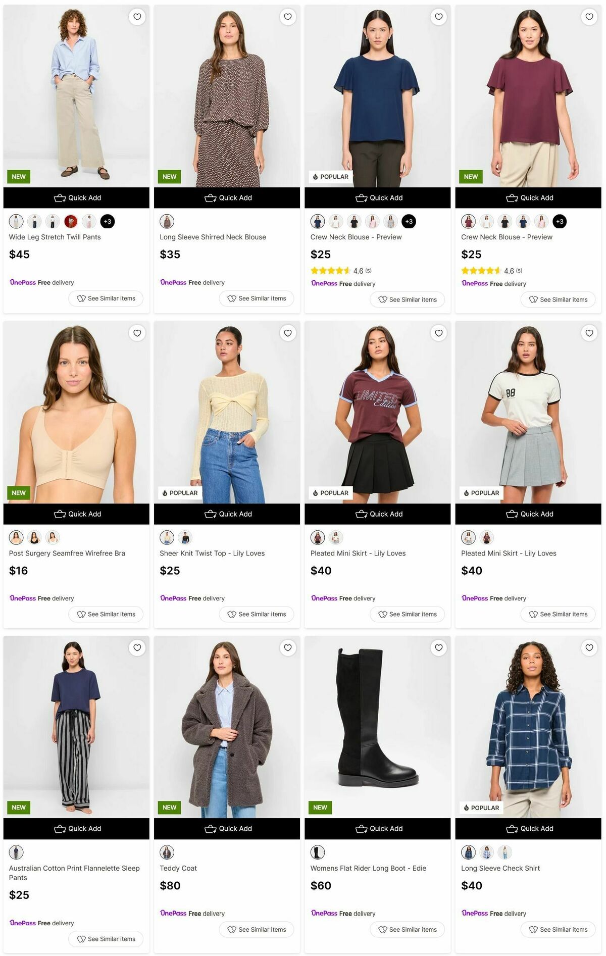 Target Catalogues from 17 May