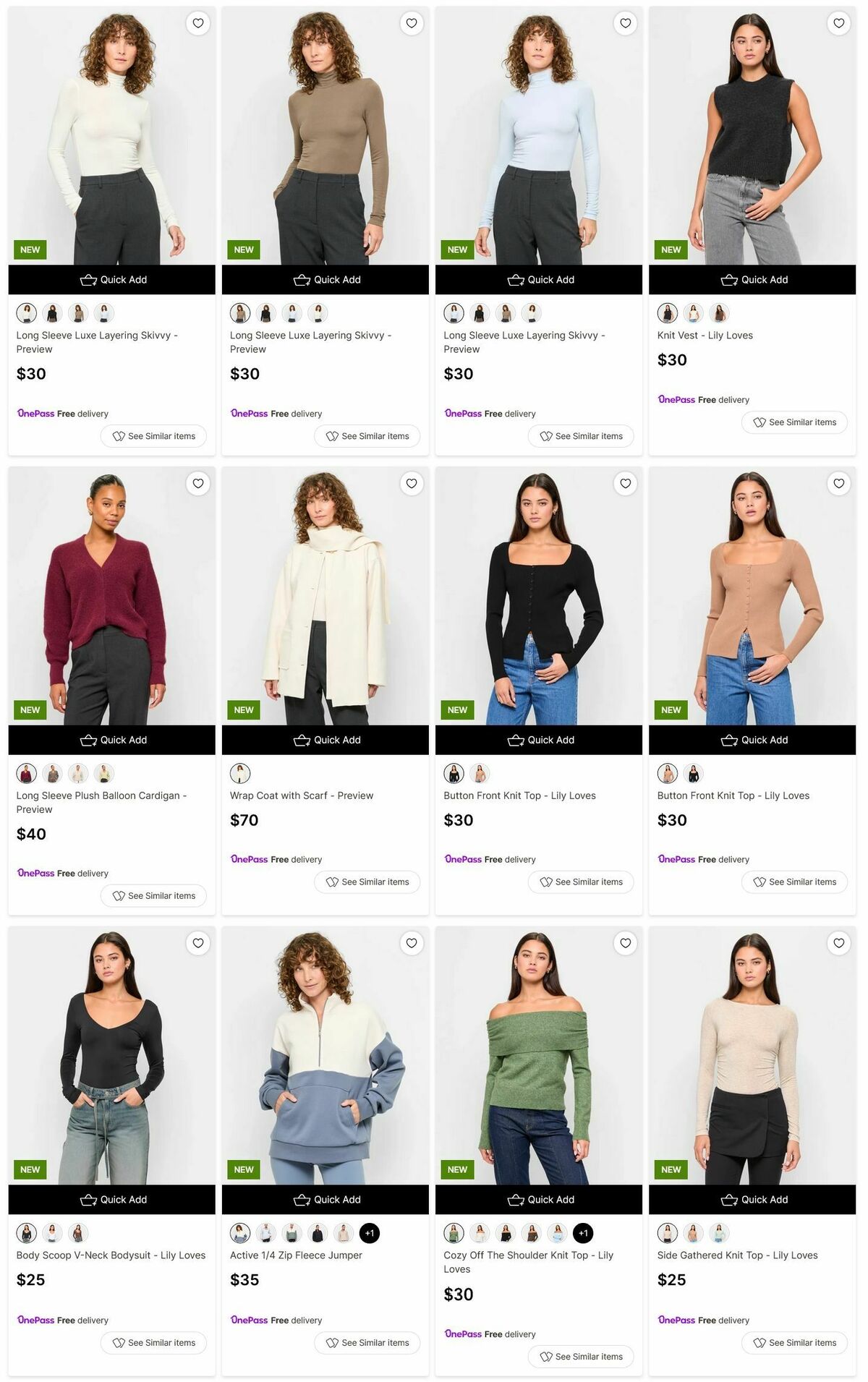 Target Catalogues from 17 May