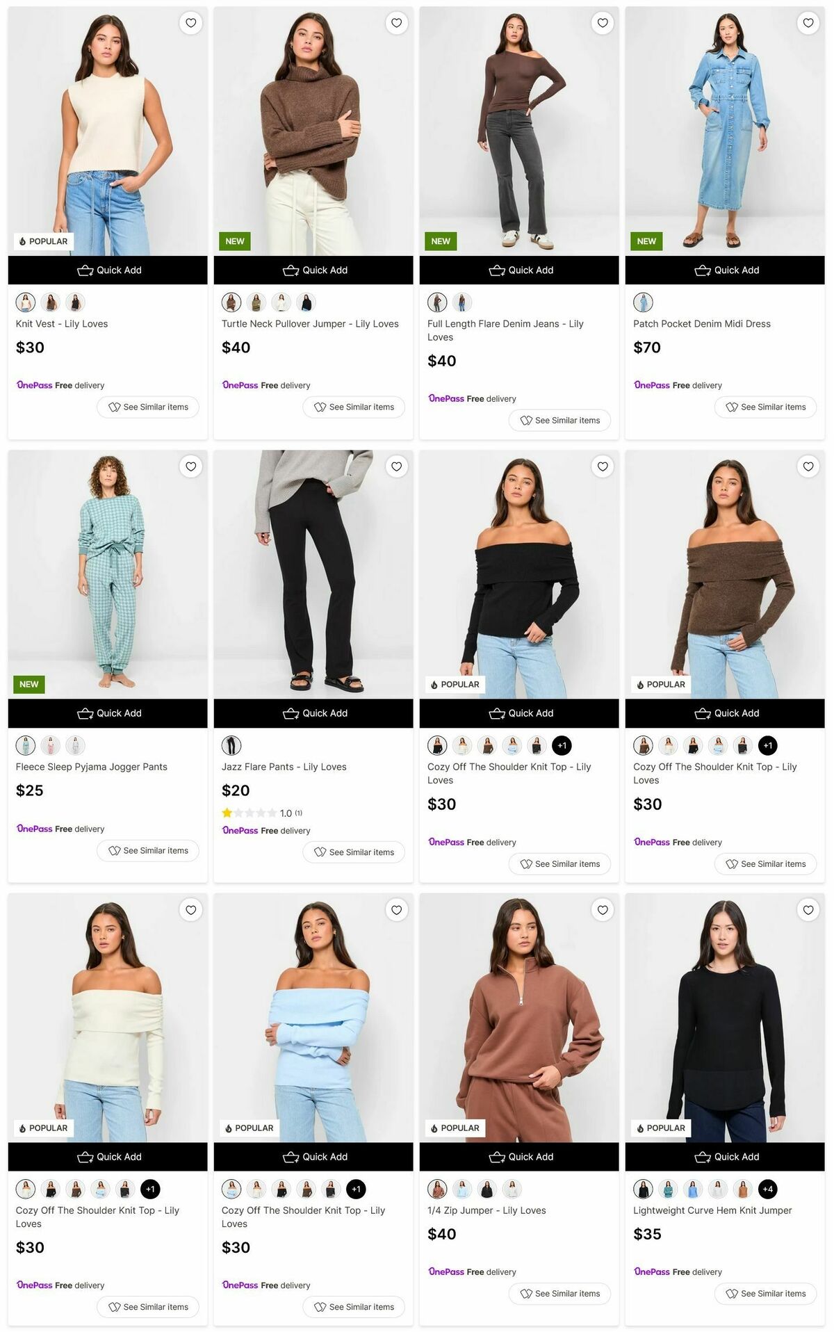 Target Catalogues from 17 May