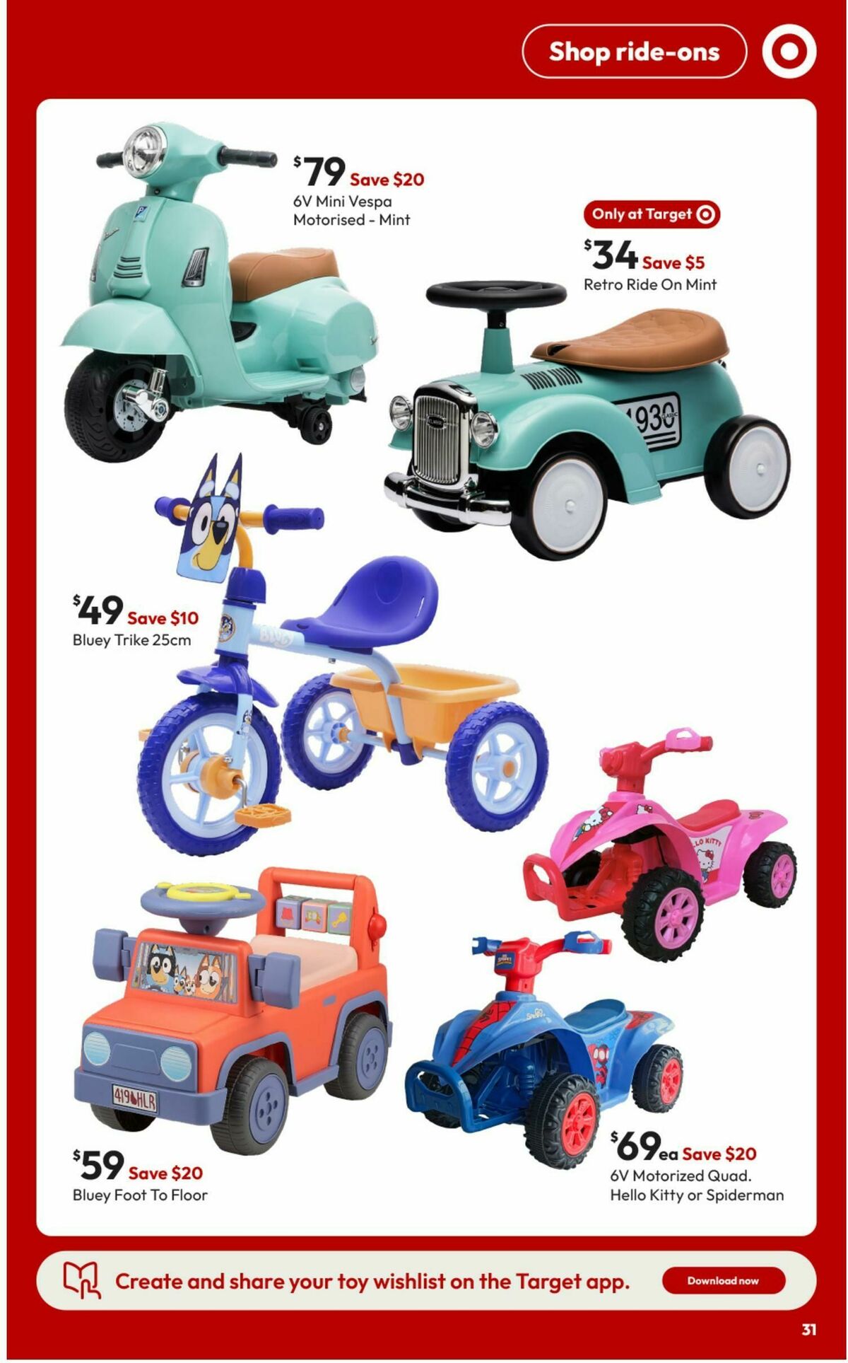 Target Catalogues from 26 June