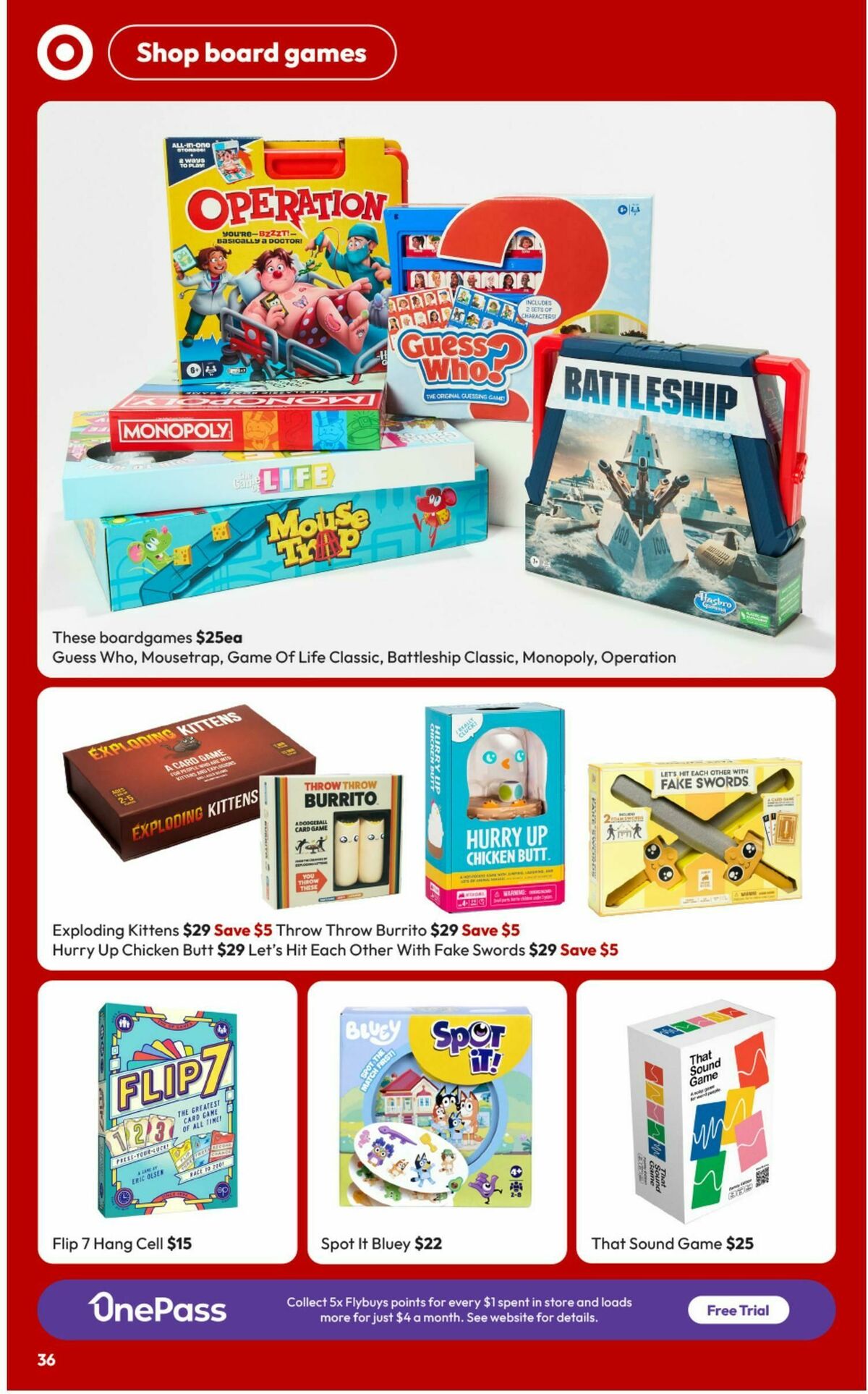 Target Catalogues from 26 June