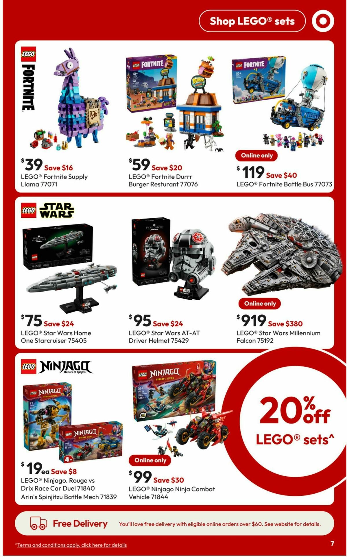 Target Catalogues from 26 June