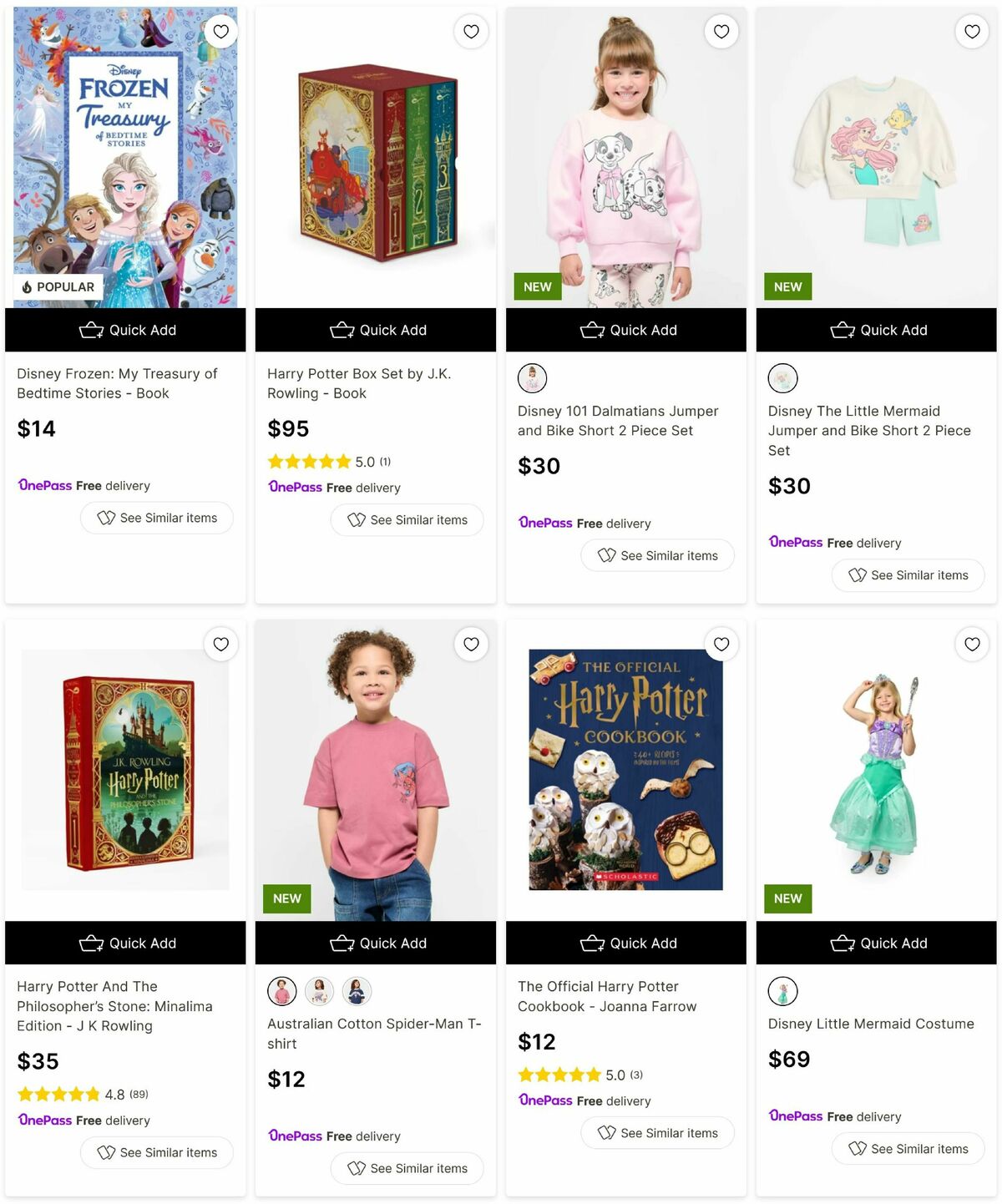 Target Catalogues from 5 August