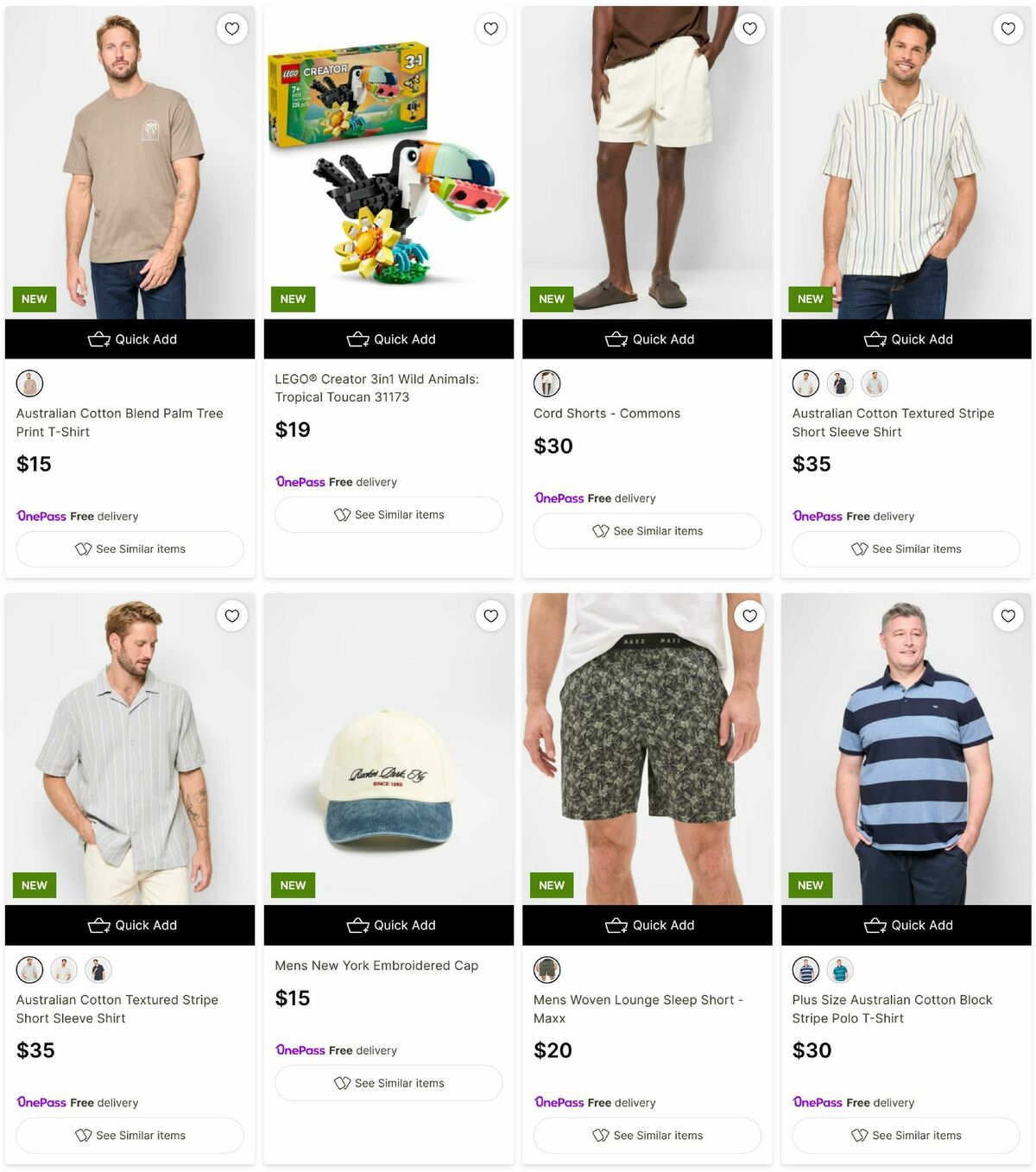 Target Catalogues from 22 August