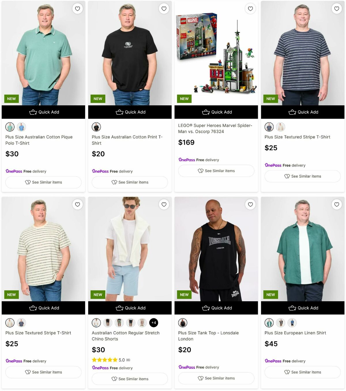 Target Catalogues from 22 August