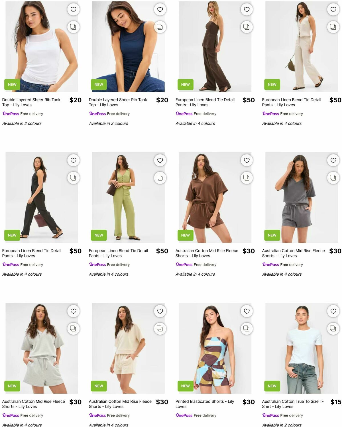 Target Catalogues from 8 September