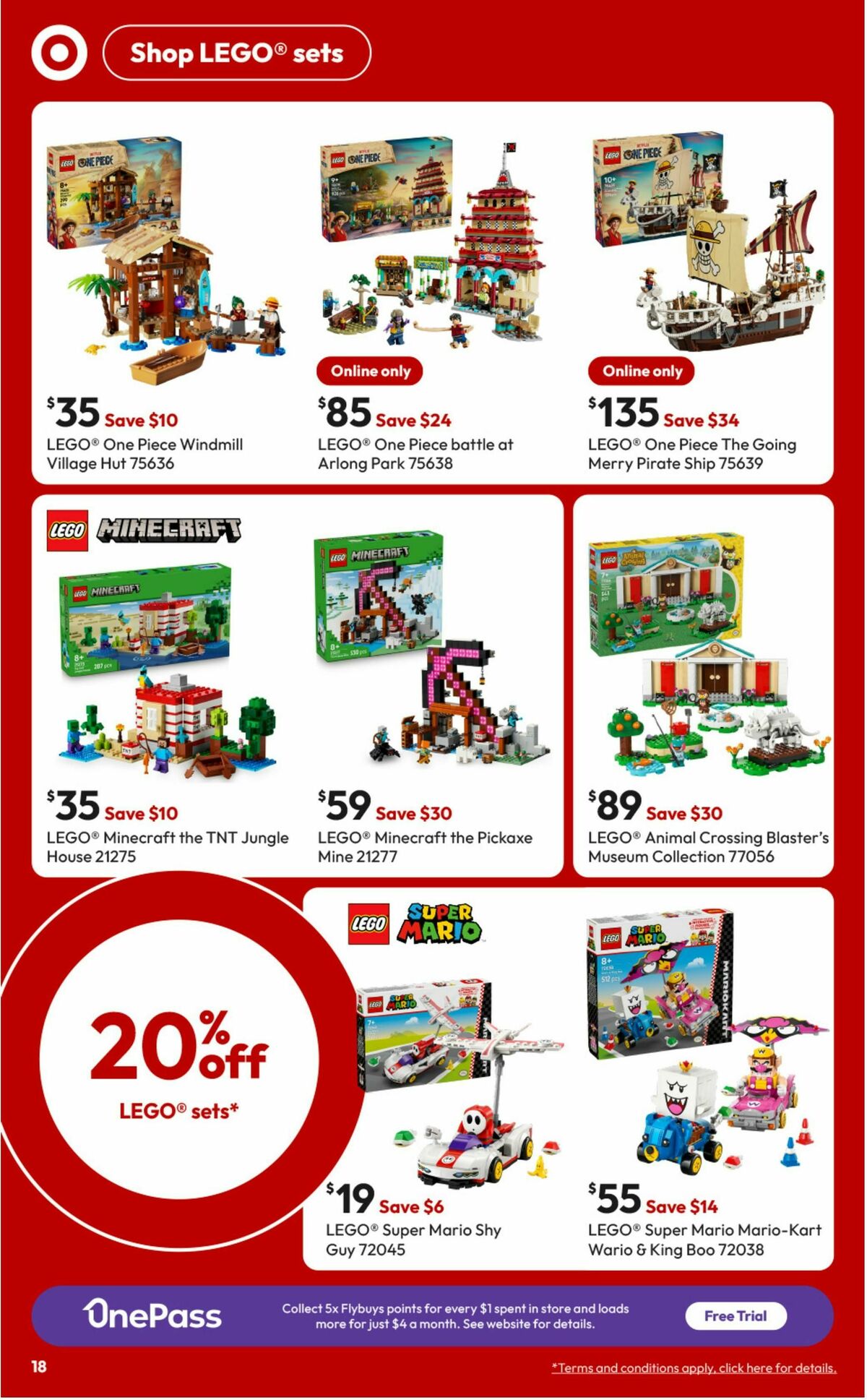 Target Catalogues from 18 September