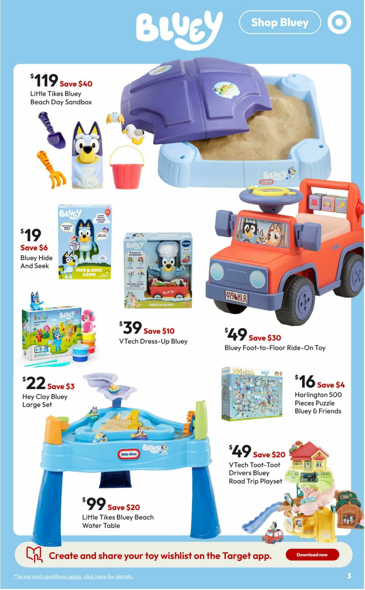 Target Catalogues from 18 September