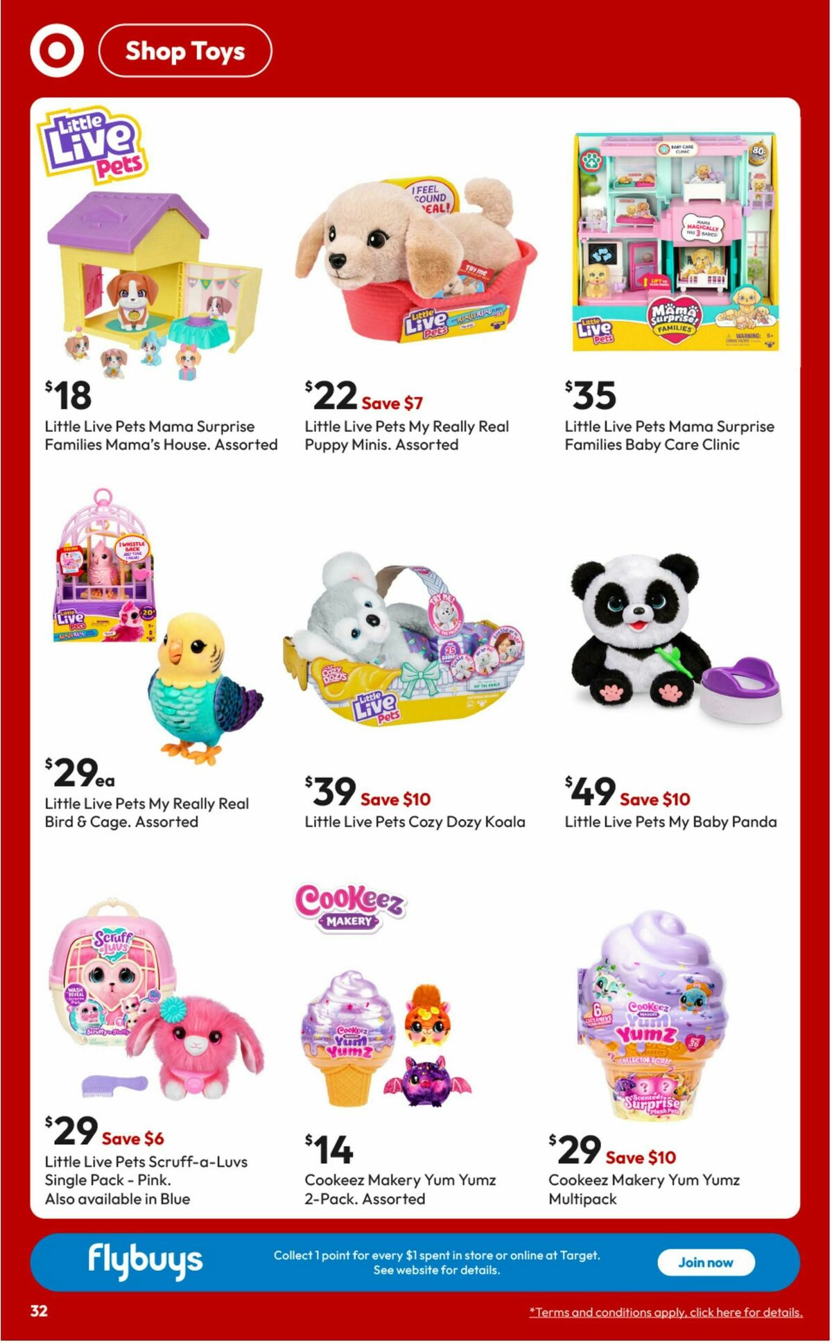 Target Catalogues from 18 September