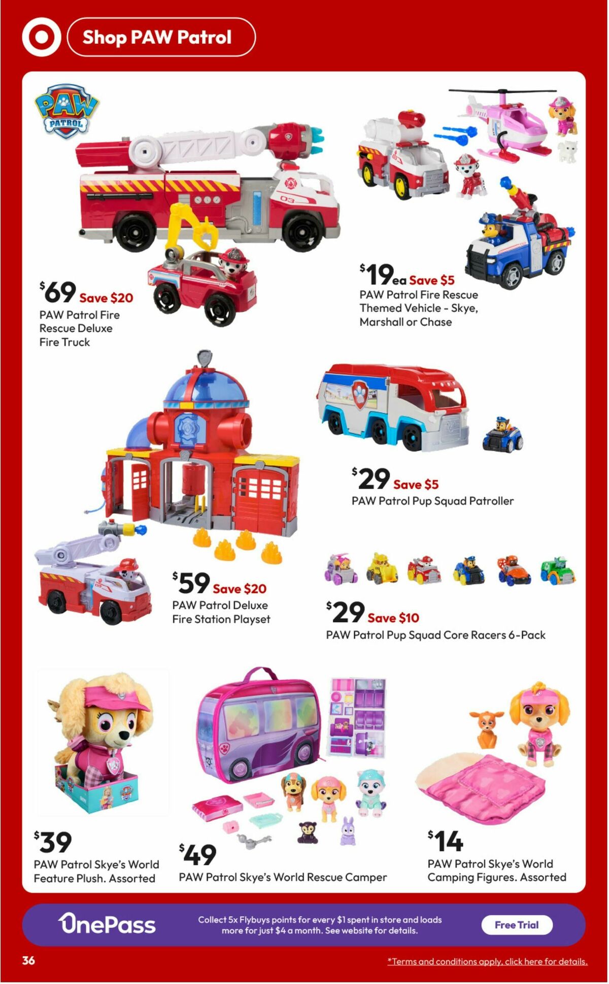 Target Catalogues from 18 September