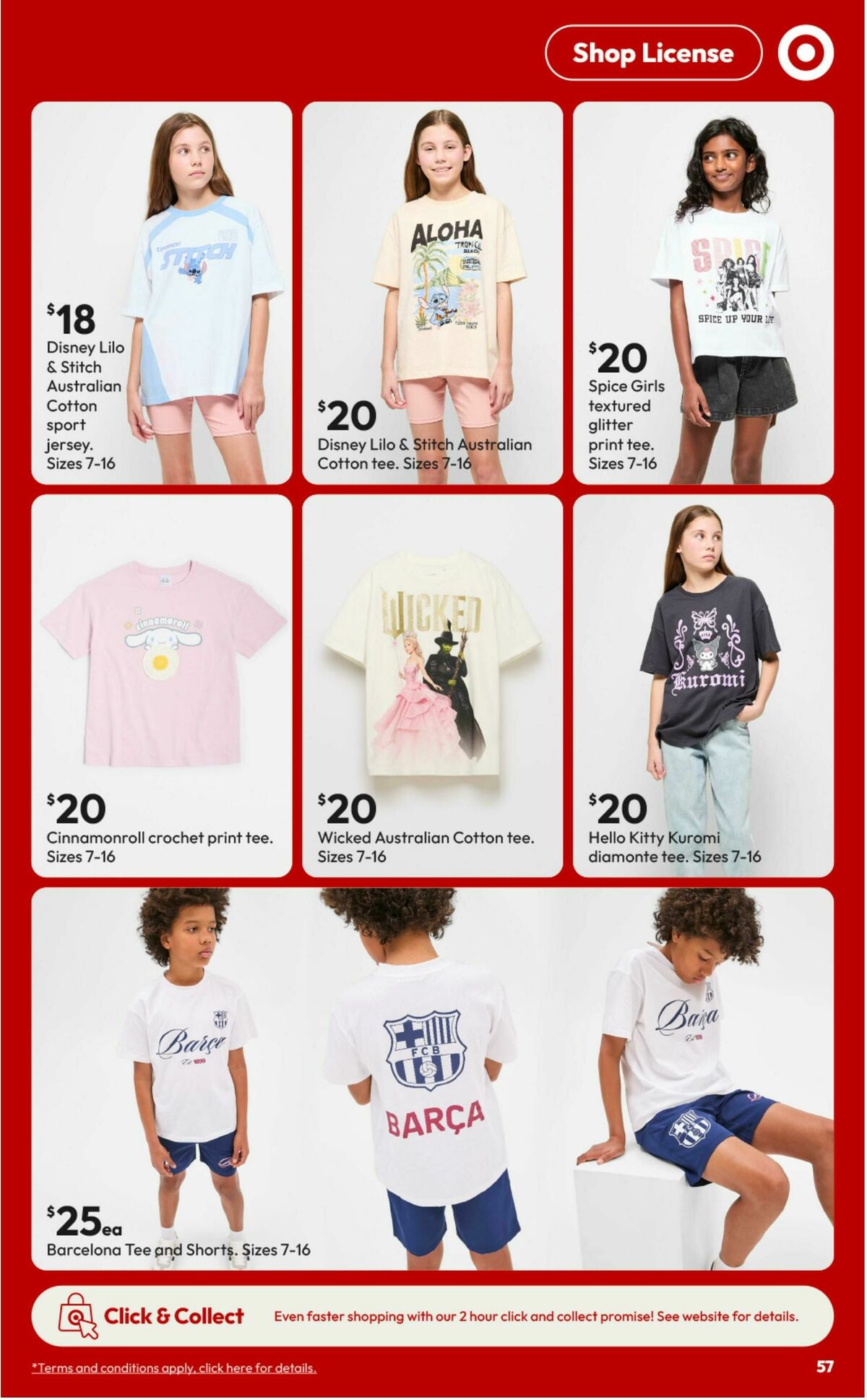 Target Catalogues from 18 September