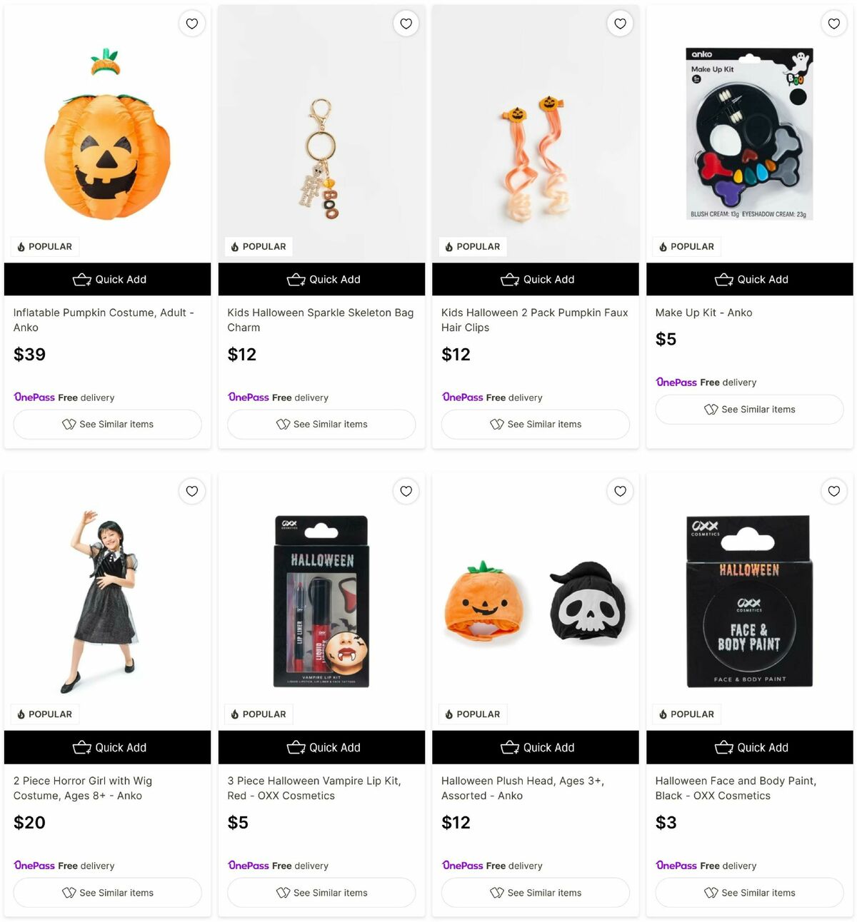 Target Halloween Catalogues from 15 October