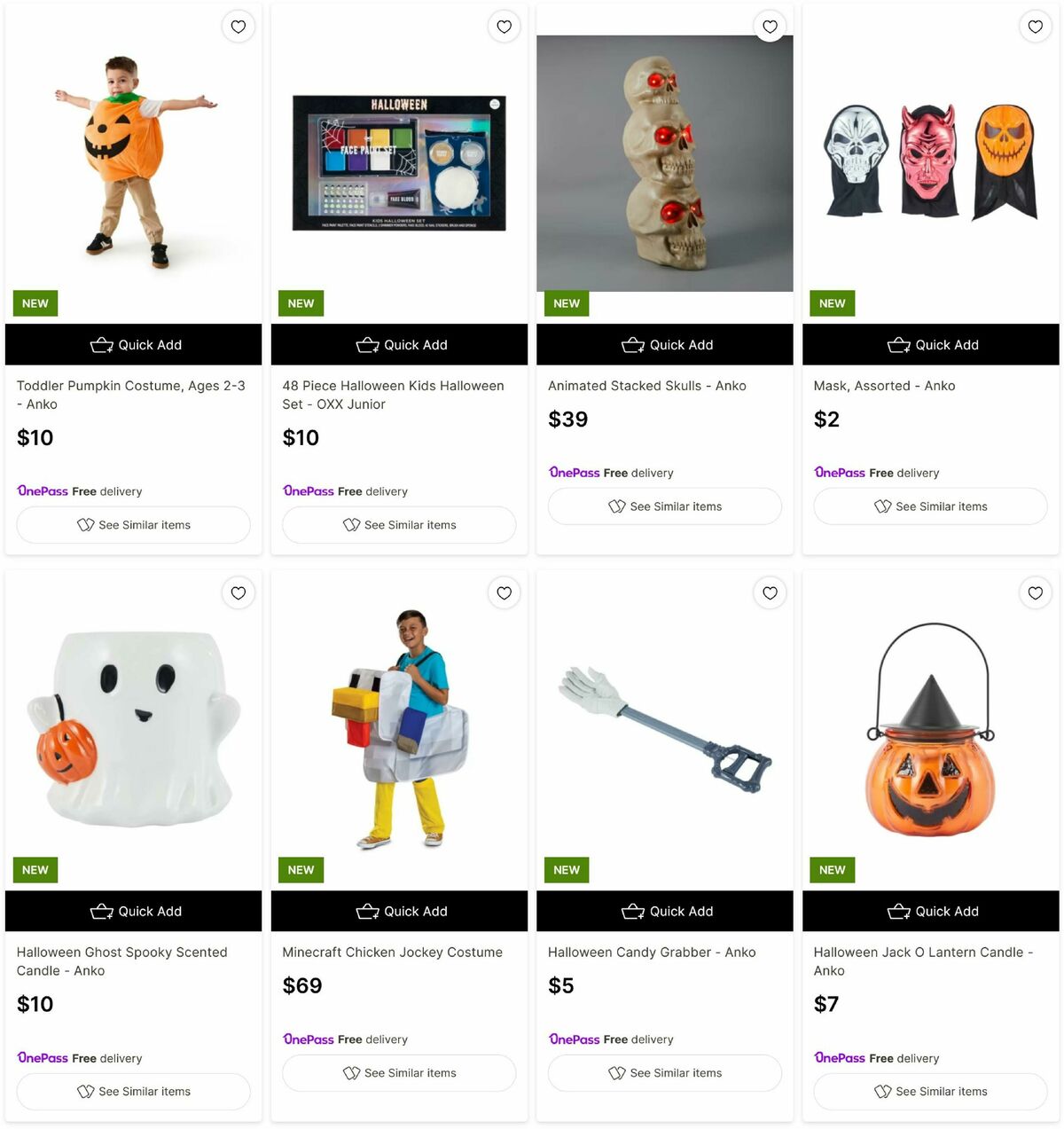Target Halloween Catalogues from 15 October