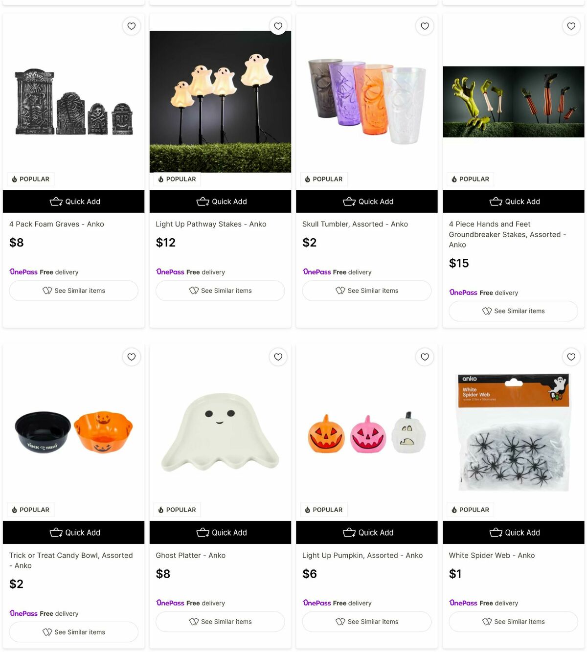 Target Halloween Catalogues from 15 October