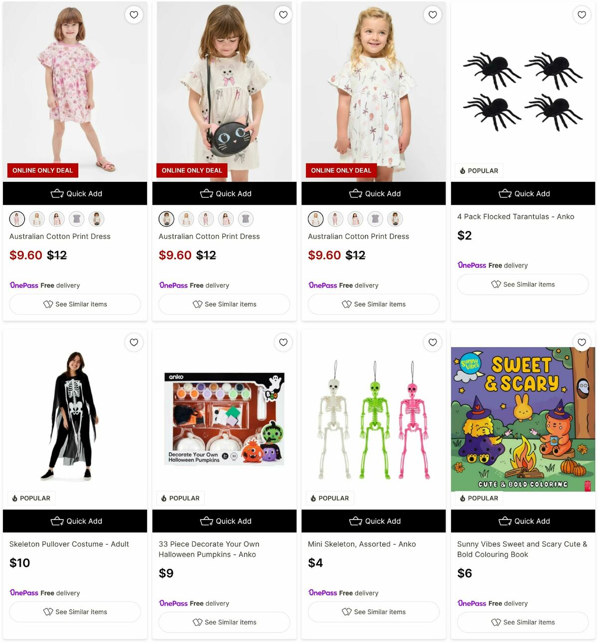 Target Halloween Catalogues from 15 October