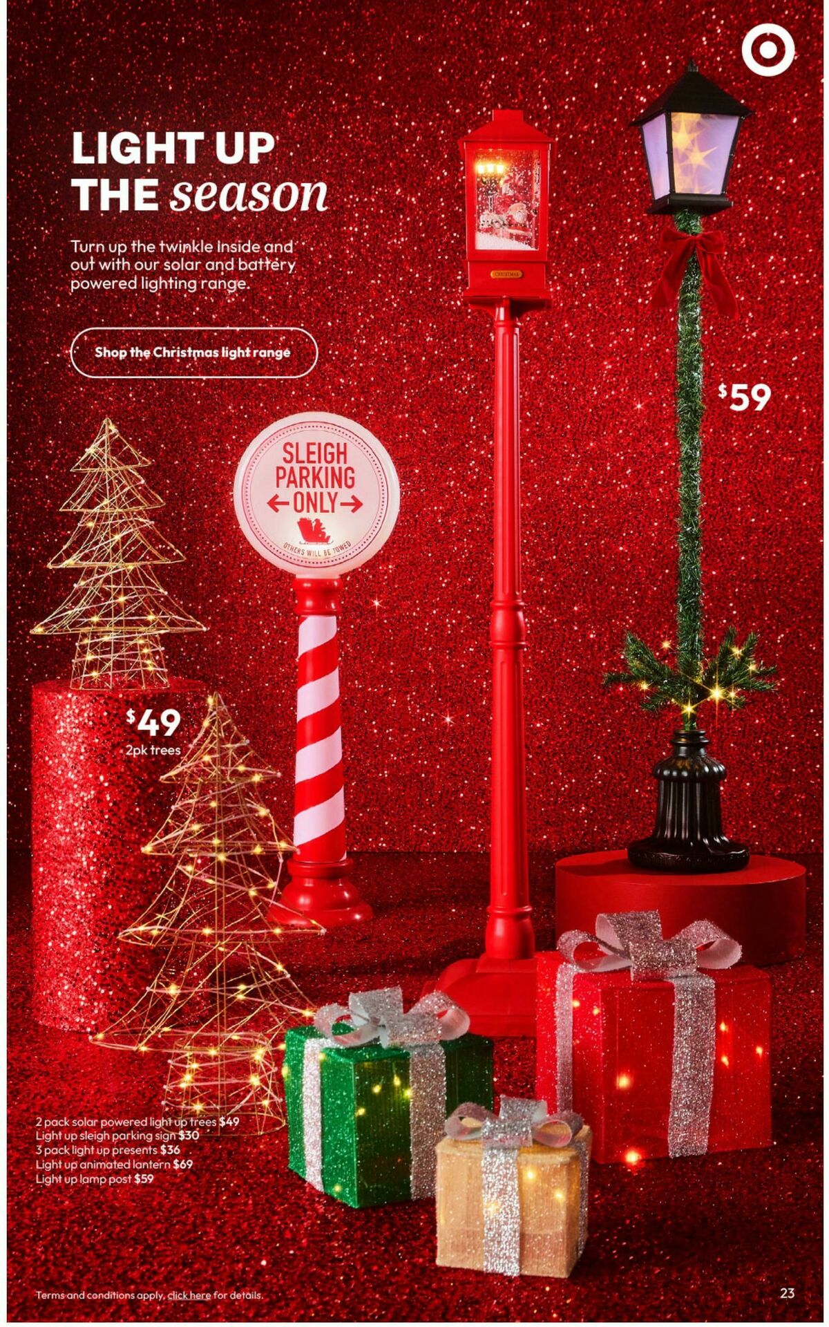 Target Catalogues from 23 October