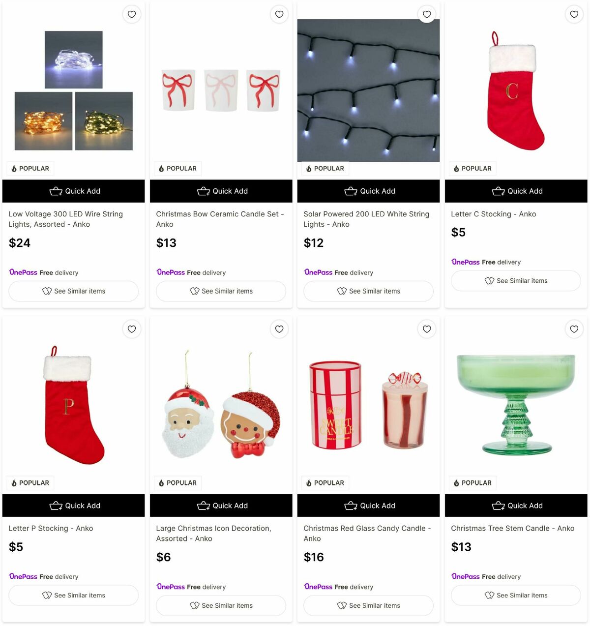 Target Catalogues from 24 November