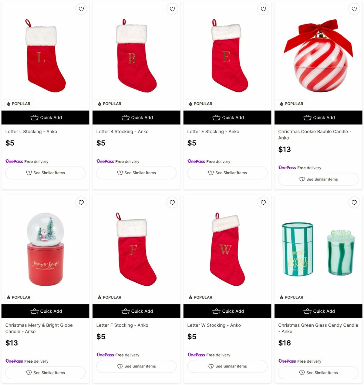 Target Catalogues from 24 November