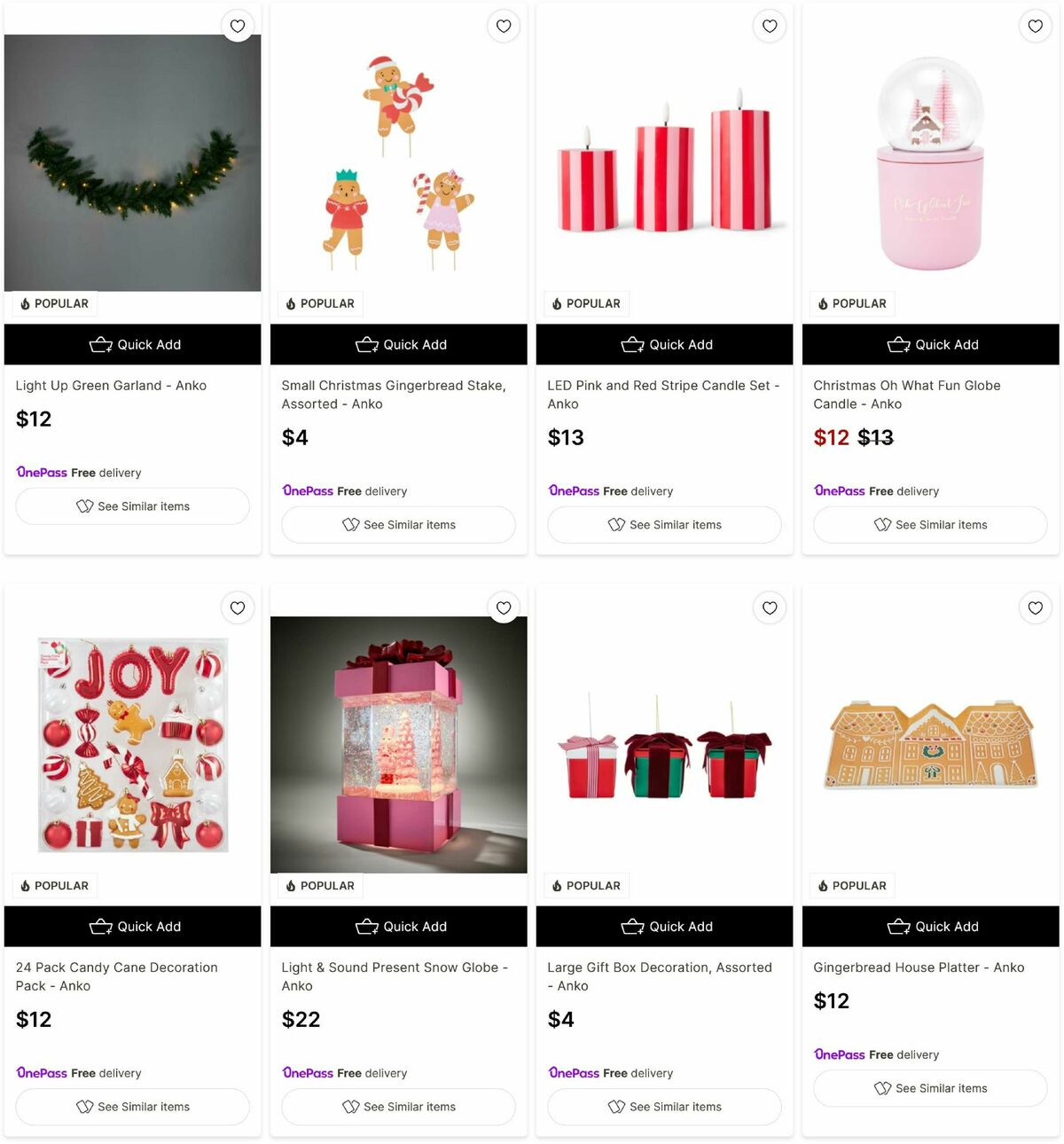 Target Catalogues from 24 November