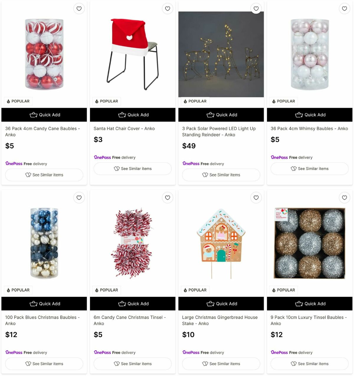 Target Catalogues from 24 November