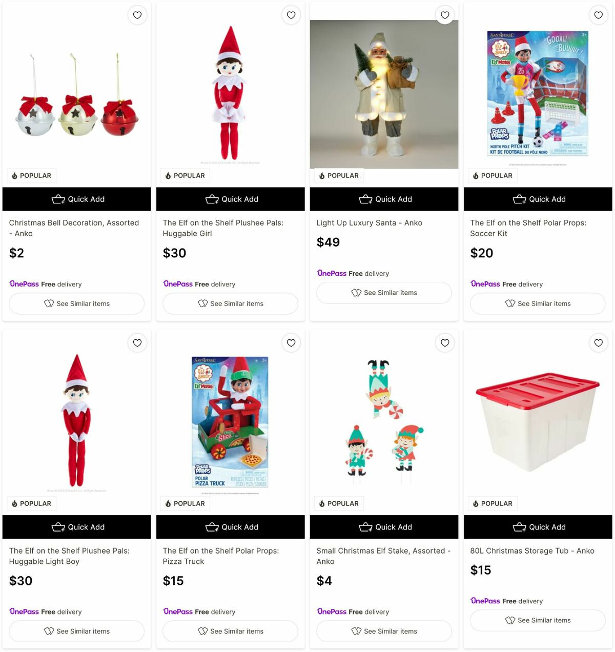 Target Catalogues from 24 November