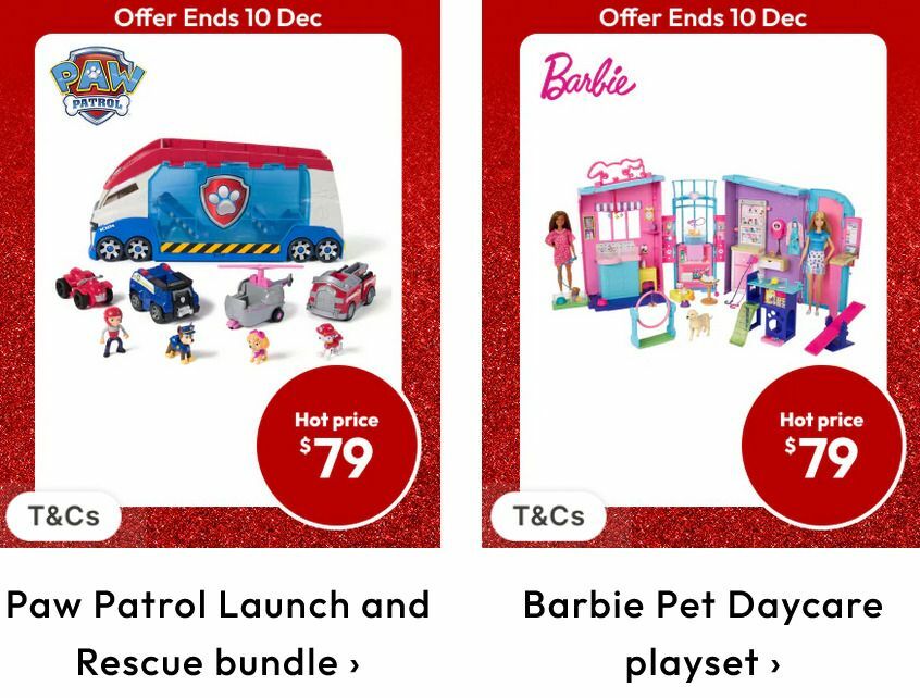 Target Catalogues from 1 December