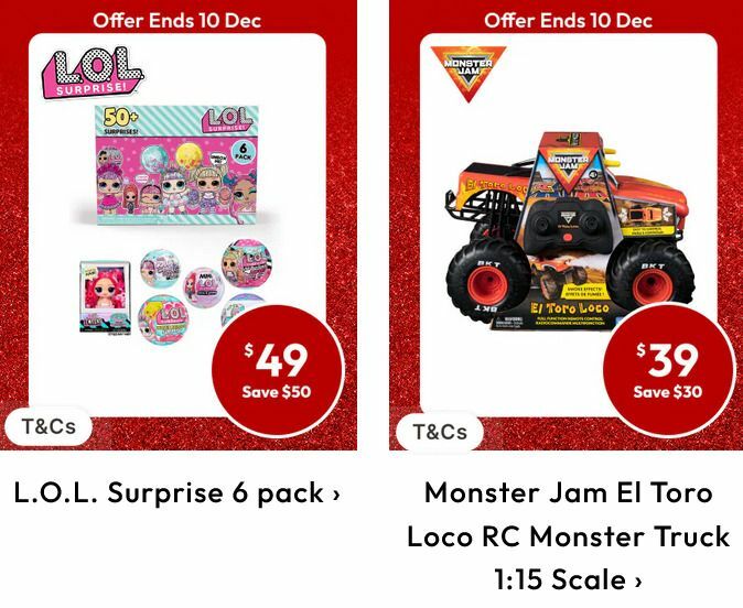 Target Catalogues from 1 December