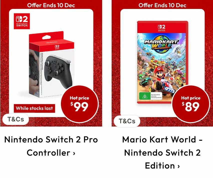 Target Catalogues from 1 December