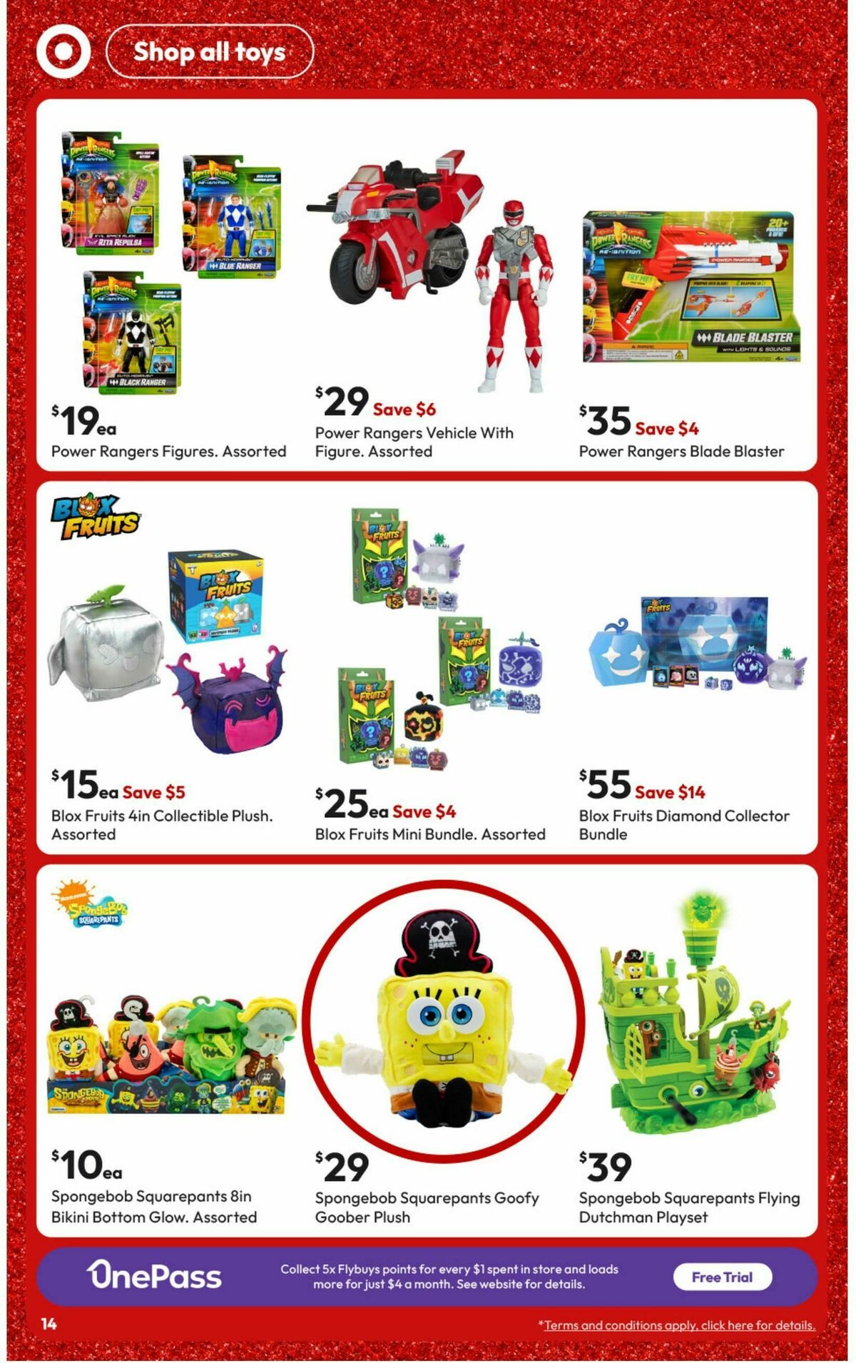 Target Catalogues from 11 December