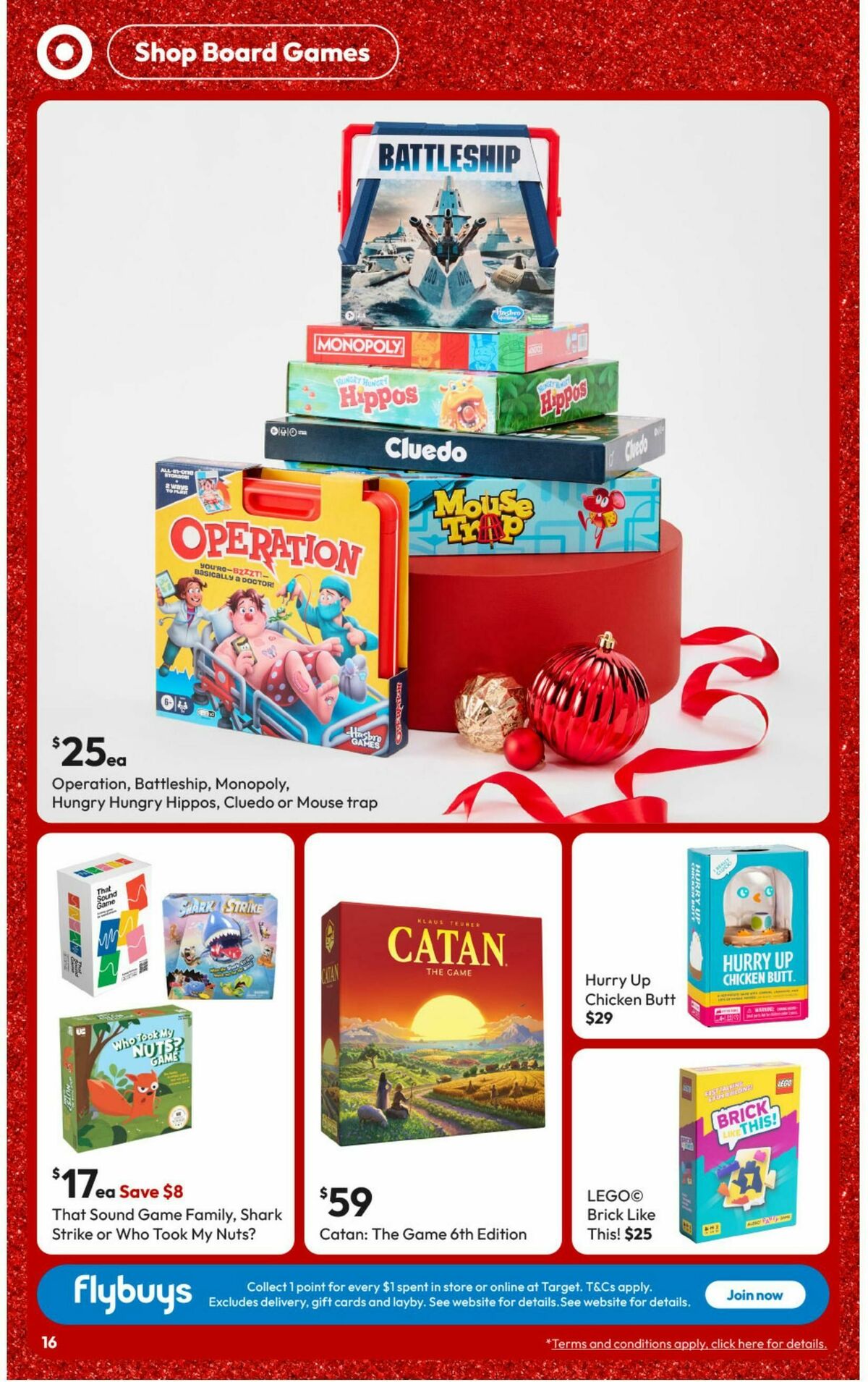 Target Catalogues from 11 December