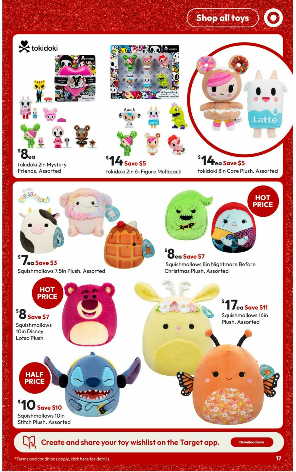 Target Catalogues from 11 December