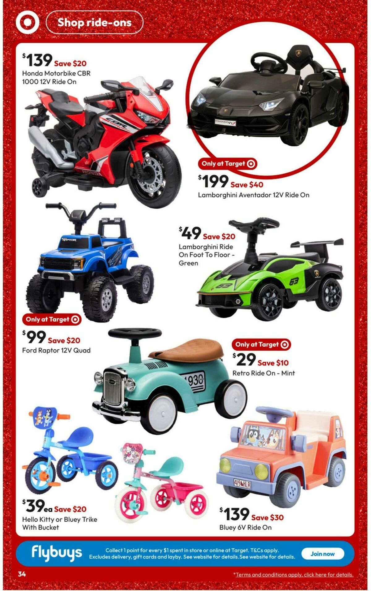 Target Catalogues from 11 December