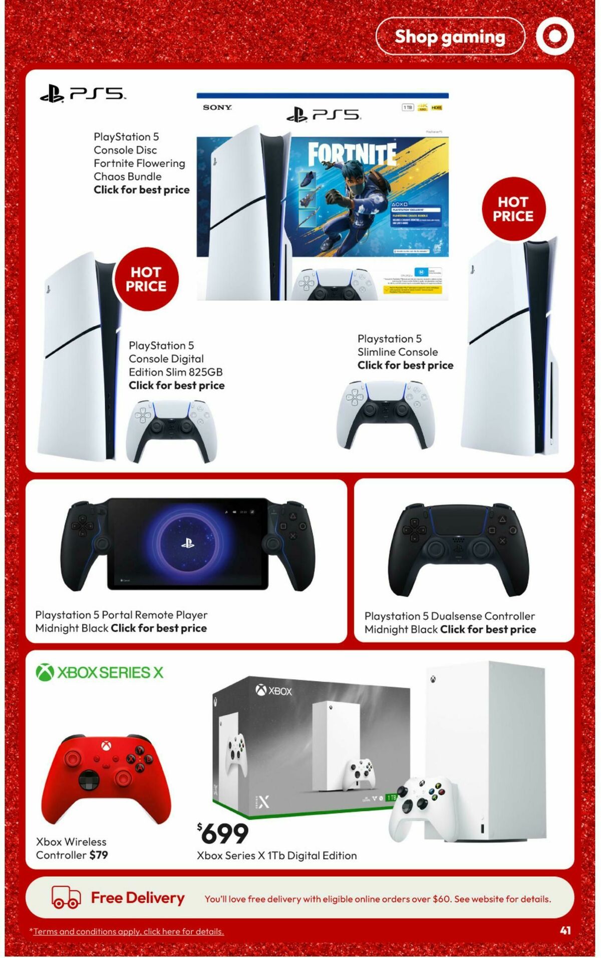 Target Catalogues from 11 December