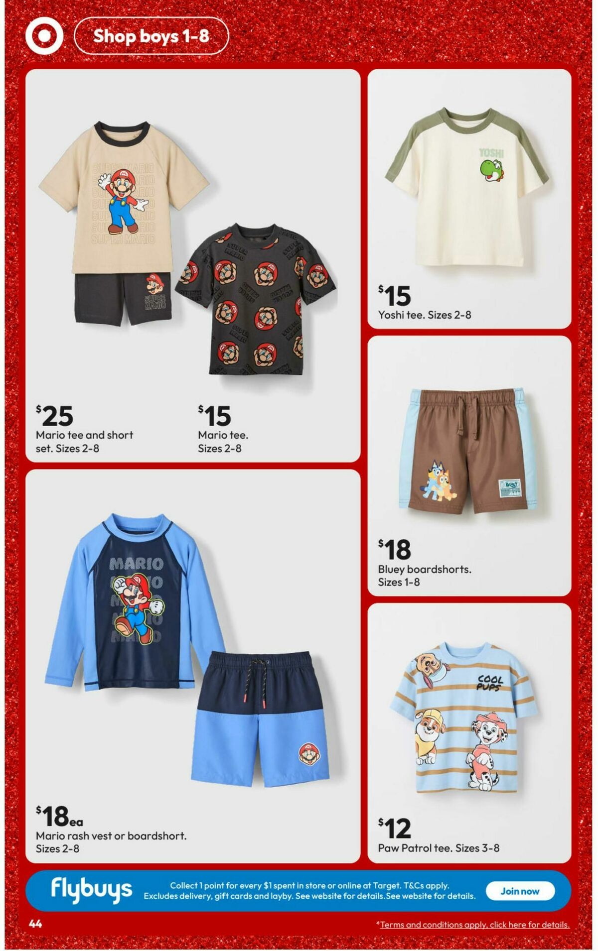 Target Catalogues from 11 December