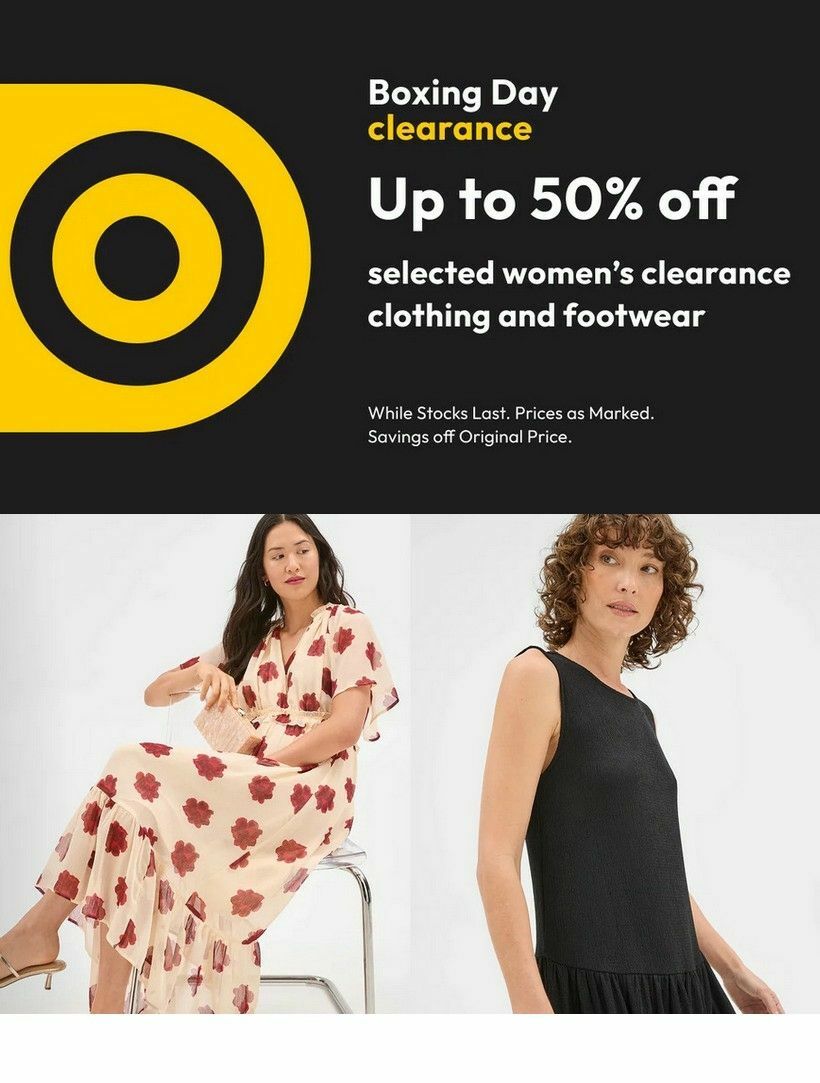 Target Boxing Day Catalogues from 18 December