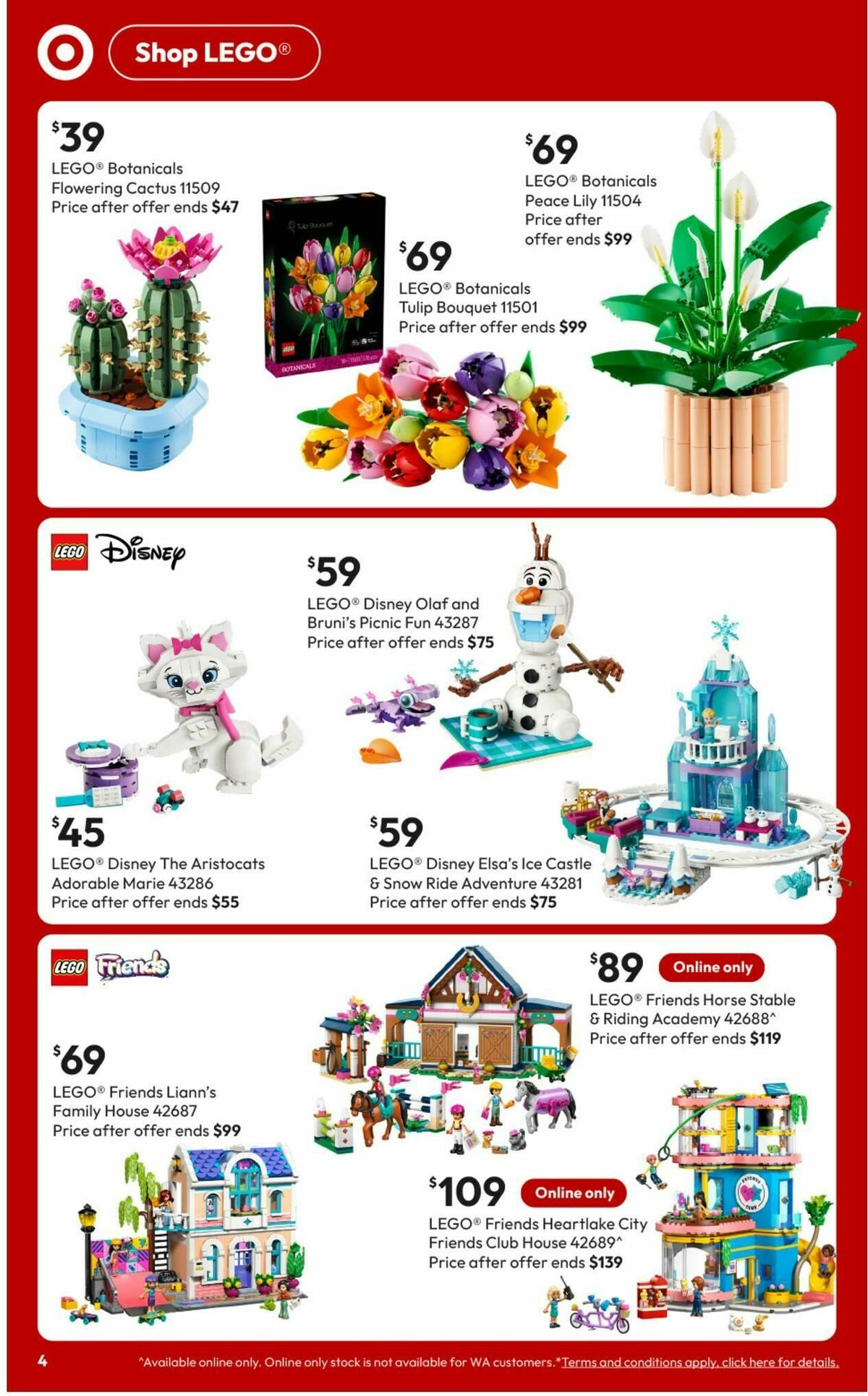 Target Catalogues from 19 January