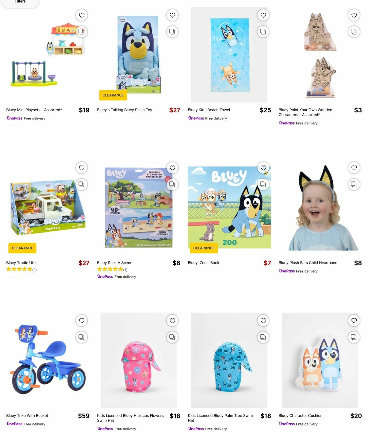 Target Catalogues from 3 March