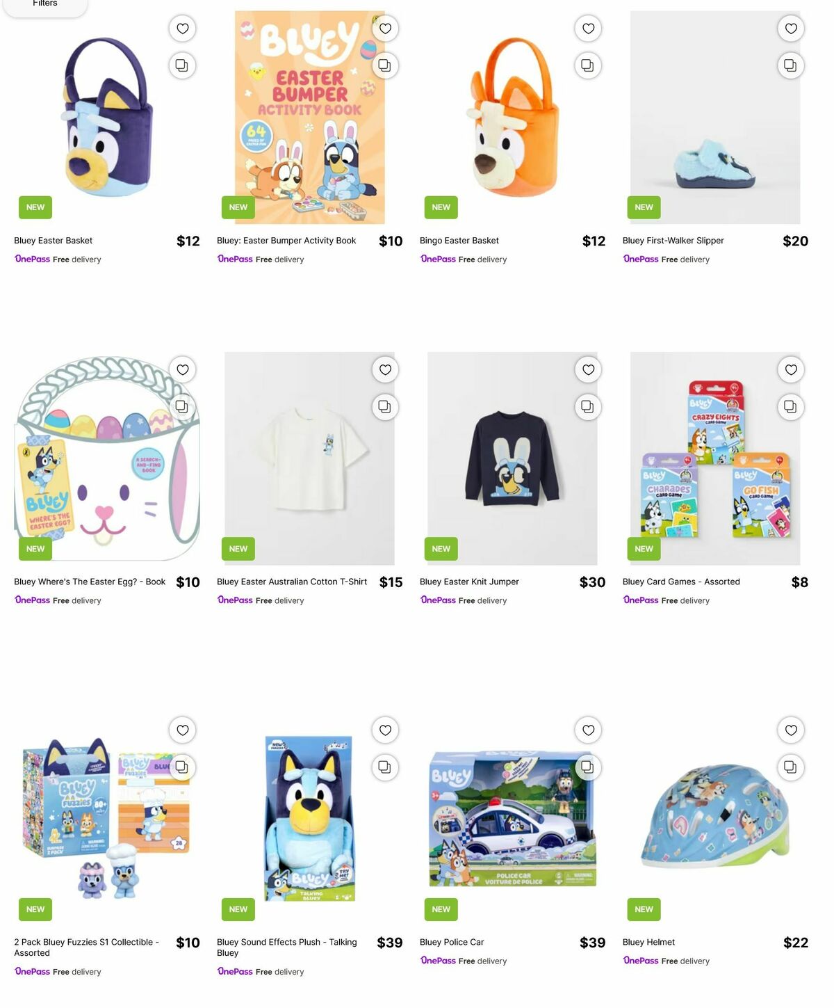 Target Catalogues from 3 March