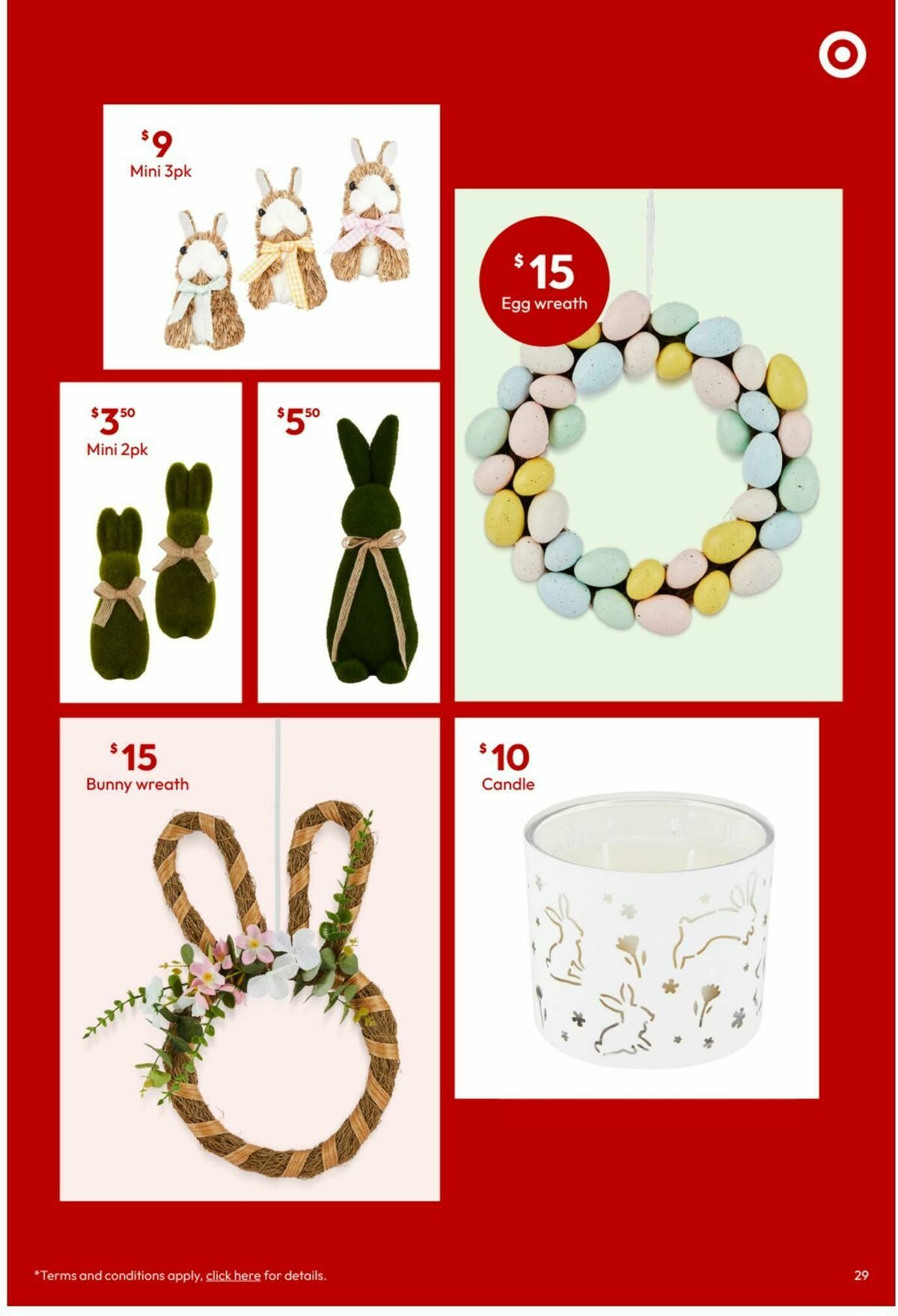 Target Catalogues from 5 March