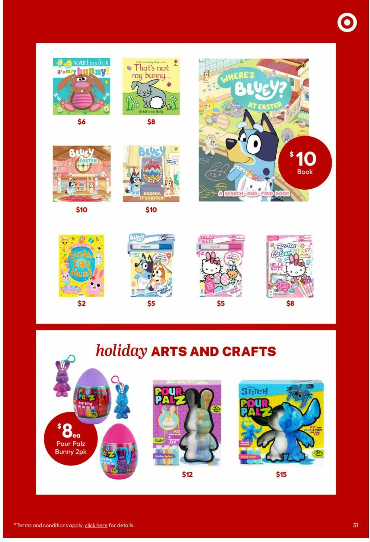 Target Catalogues from 5 March