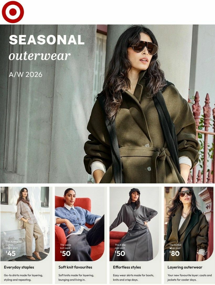 Target Catalogues from 30 March