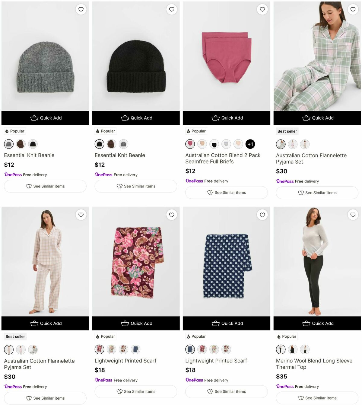 Target Catalogues from 30 March