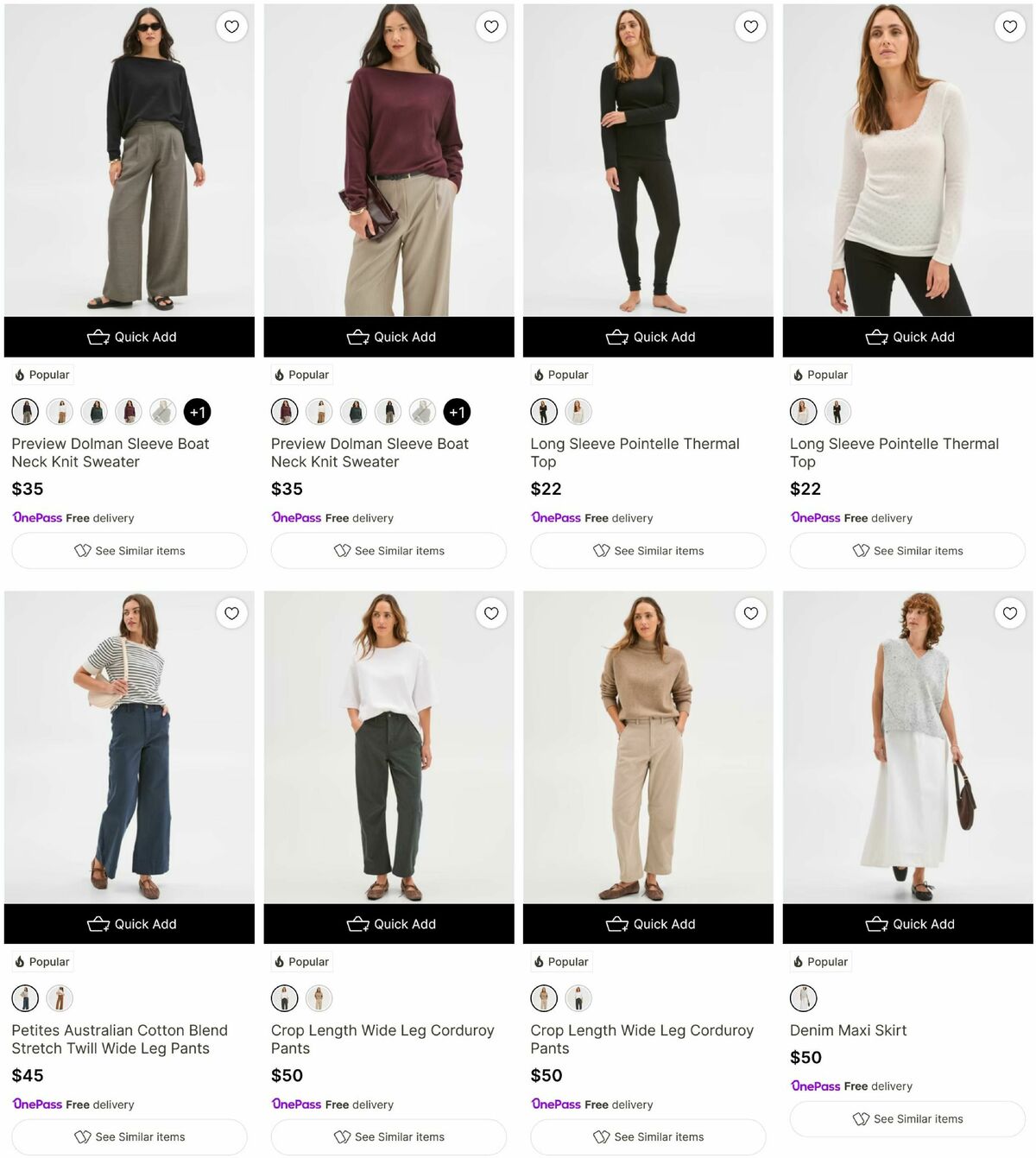 Target Catalogues from 30 March